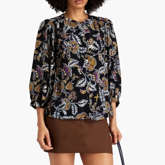 Ba&sh Valska Top Blouse Size Small 1 - Picture 2 of 6